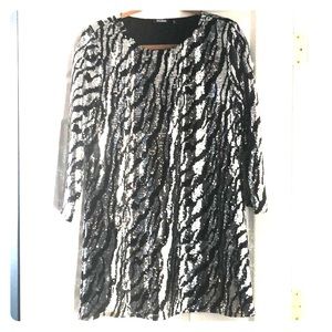 Long sleeve, sequins, cocktail dress